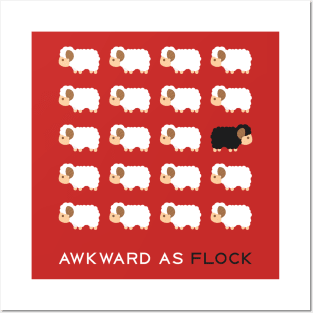 Awkward As Flock Posters and Art